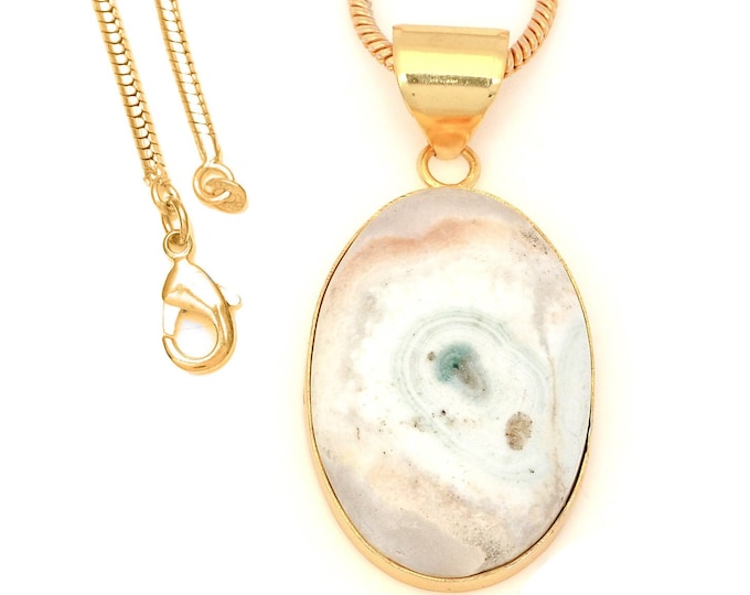 Solar Quartz Pendant Necklaces & FREE 3MM Italian 925 Sterling Silver Chain GPH1683