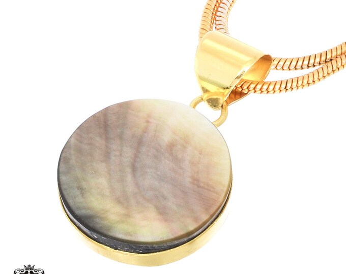 Mother of Pearl Pendant Necklaces & FREE 3MM Italian 925 Sterling Silver Chain GPH708