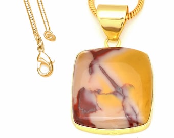 Mookaite Pendant Necklaces & FREE 3MM Italian 925 Sterling Silver Chain GPH539