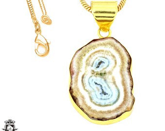 Smokey Quartz Stalactite 24K Gold Pendant Necklace