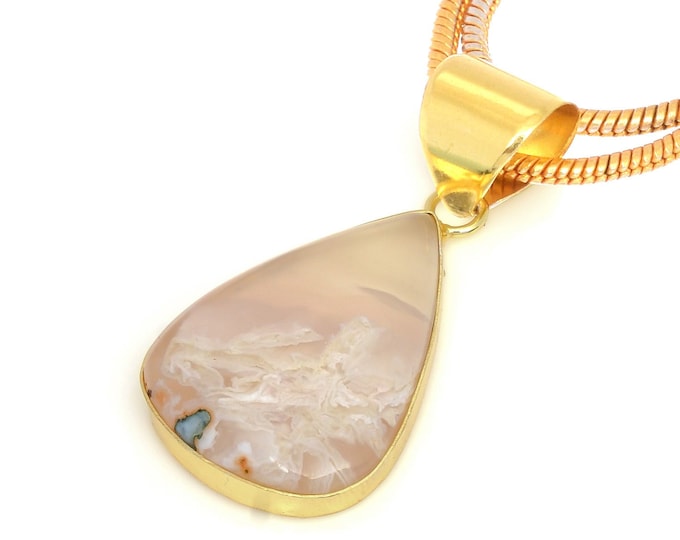 Stick Agate Pendant Necklaces & FREE 3MM Italian 925 Sterling Silver Chain GPH1578