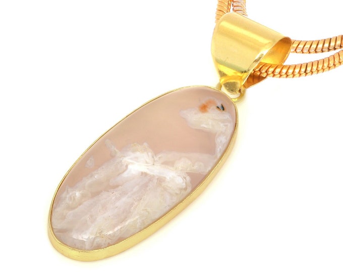 Stick Agate Pendant Necklaces & FREE 3MM Italian 925 Sterling Silver Chain GPH1576