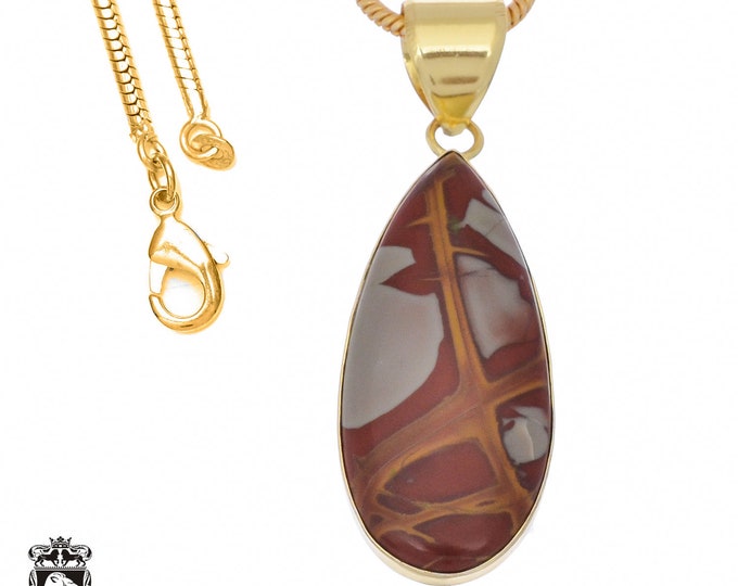 Noreena Jasper Pendant Necklaces & FREE 3MM Italian 925 Sterling Silver Chain GPH945