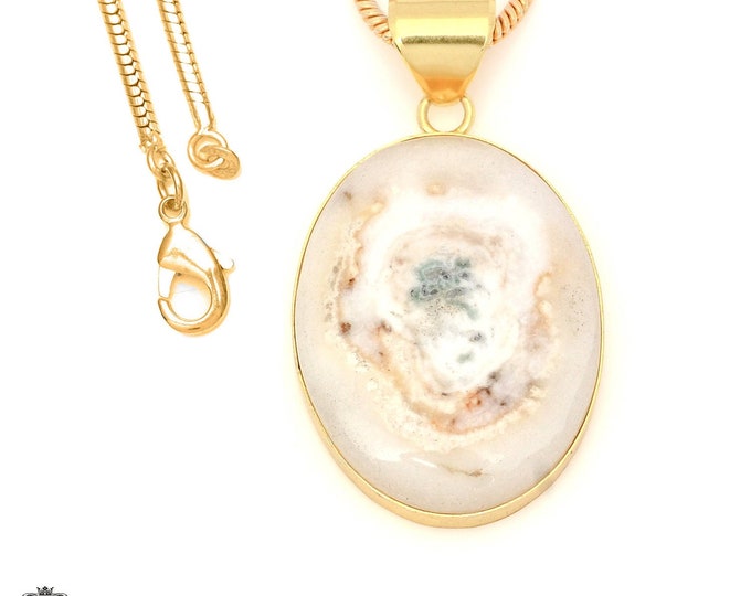 Solar Quartz Pendant Necklaces & FREE 3MM Italian 925 Sterling Silver Chain GPH1686