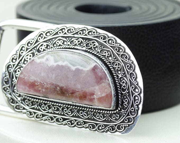 RHODOCHROSITE Belt Buckle • gift for him