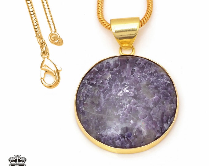 Amethyst Sage Pendant Necklaces & FREE 3MM Italian 925 Sterling Silver Chain GPH166