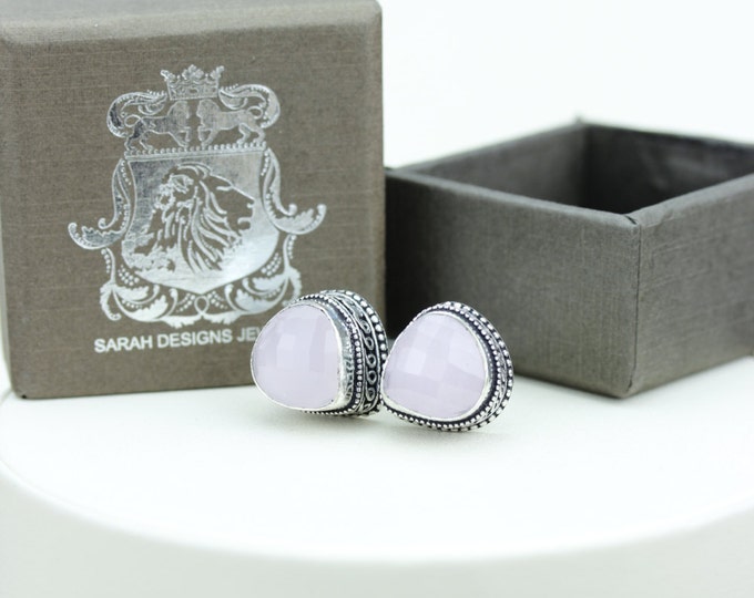 Vintage Filigree Antique 925 Sterling Silver Unisex Cufflink Men's cufflinks Rose Quartz Vintage Cufflinks Men's Cufflinks Men's Accessories