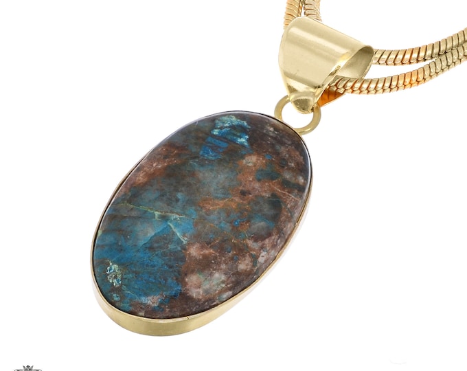 Shattuckite Pendant Necklaces & FREE 3MM Italian 925 Sterling Silver Chain GPH1121