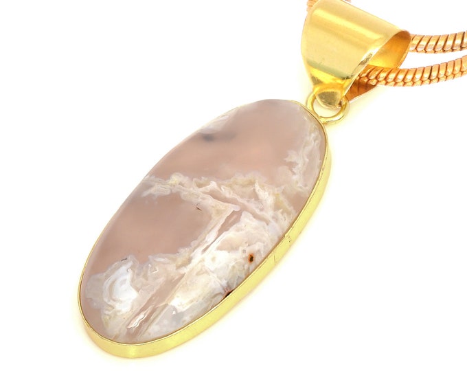 Stick Agate Pendant Necklaces & FREE 3MM Italian 925 Sterling Silver Chain GPH1575