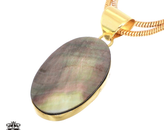 Mother of Pearl Pendant Necklaces & FREE 3MM Italian 925 Sterling Silver Chain GPH697