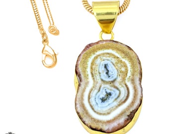 Smokey Quartz Stalactite 24K Gold Pendant Necklace