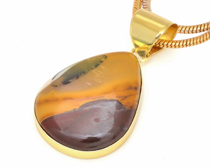 Mookaite Pendant Necklaces & FREE 3MM Italian 925 Sterling Silver Chain GPH542