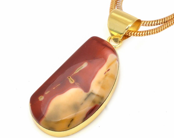 Mookaite Pendant Necklaces & FREE 3MM Italian 925 Sterling Silver Chain GPH543