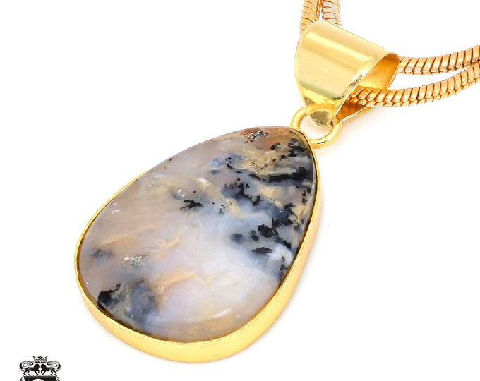 Scenic Agate Pendant Necklaces & FREE 3MM Italian 925 Sterling Silver Chain GPH444