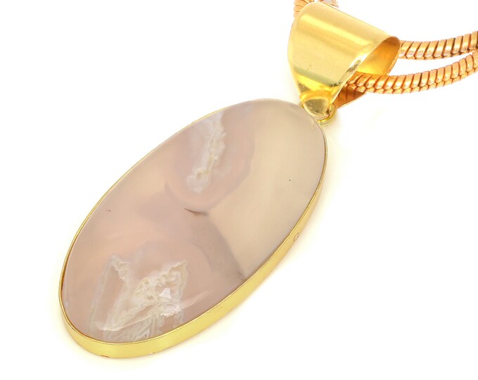 Stick Agate Pendant Necklaces & FREE 3MM Italian 925 Sterling Silver Chain GPH1569