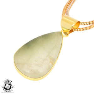 Colliers à pendentif serpentine et chaîne en argent sterling italien 925 de 2 mm GRATUITE GPH1434