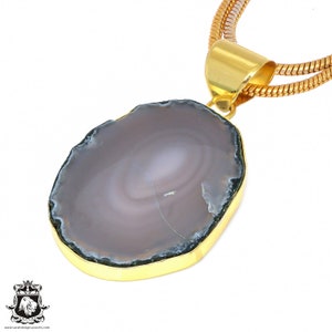 Agate Stalactite Pendant Necklaces & FREE 2MM Italian 925 Sterling Silver Chain GPH33