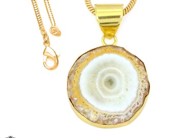 Smokey Quartz Stalactite 24K Gold Pendant Necklace