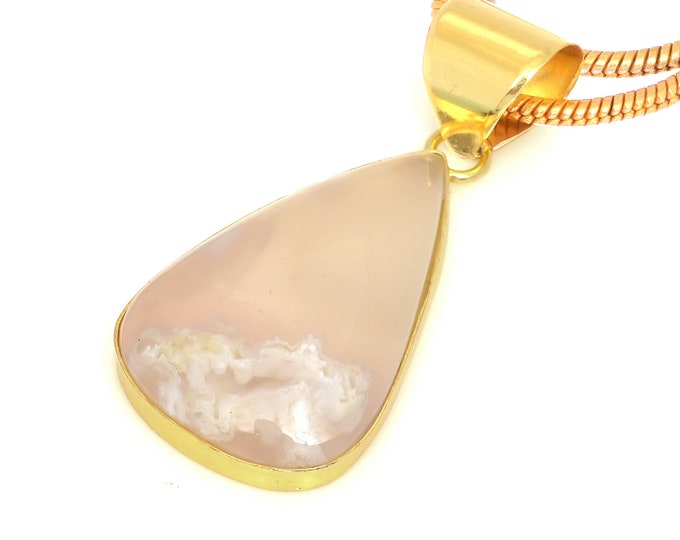 Stick Agate Pendant Necklaces & FREE 3MM Italian 925 Sterling Silver Chain GPH1581