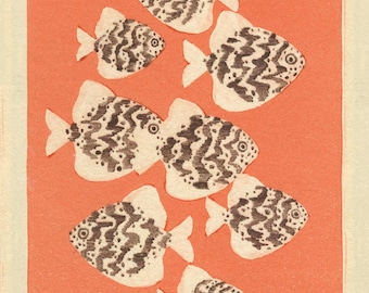 School of Fish, 8x10 digital reproduction art print