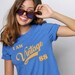 Whitney Hughes reviewed Vintage Graphic Tee - Vintage Tshirt - Blue & Gold