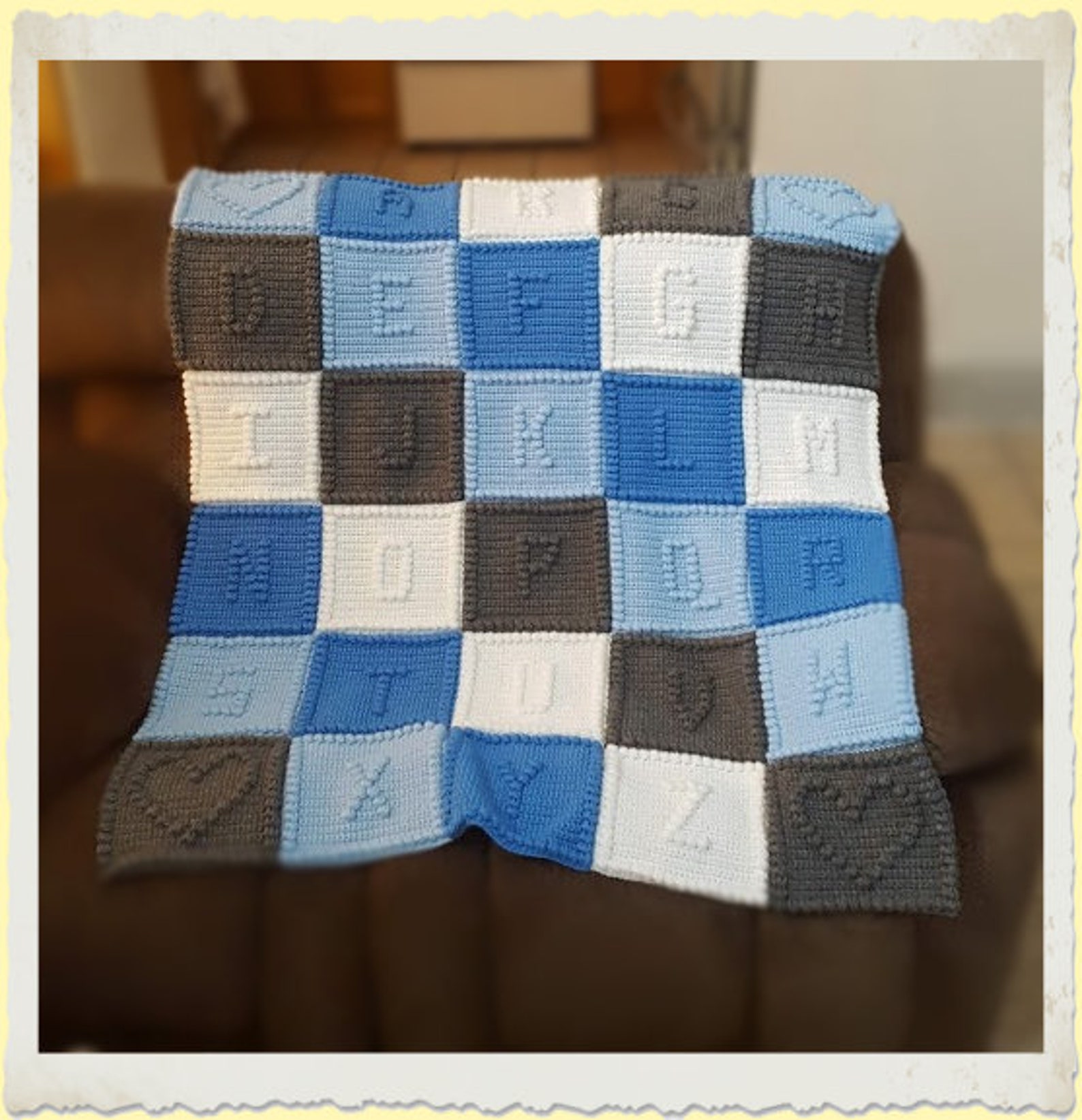 ABC Baby Blanket or Customized Name Etsy