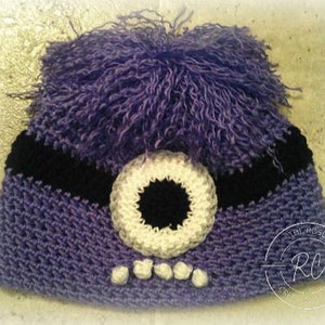 Evil Minion! These hats are custom made to order for your size.
