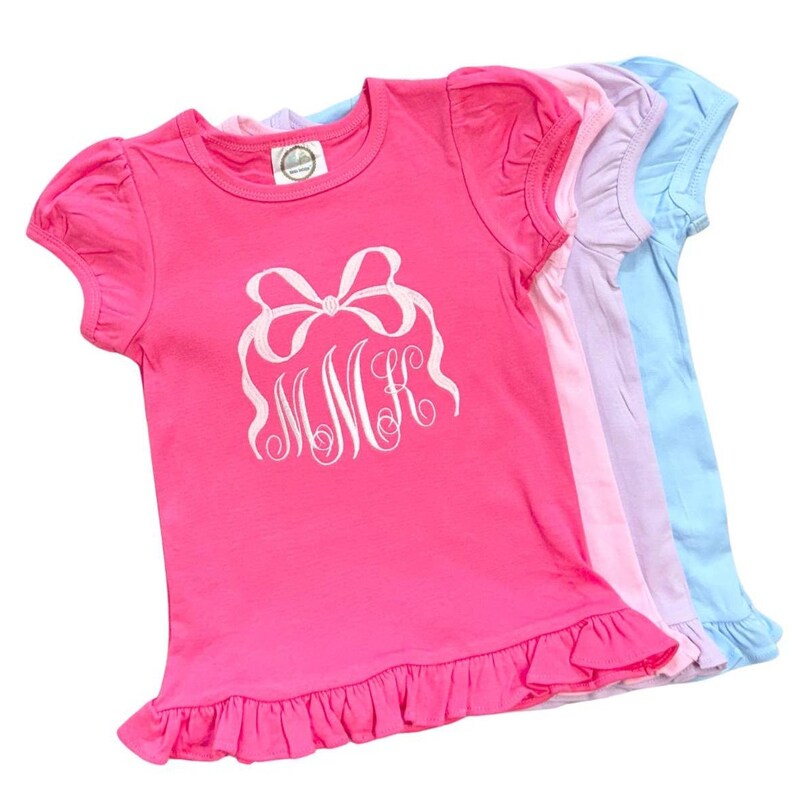 Girls Ruffle Shirt - Etsy