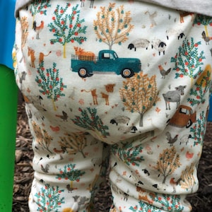 Fall Baby Leggings, Fall Baby Clothes, Baby Joggers, Fall Baby Pants, Harem Leggings, Organic Baby Clothes for Fall