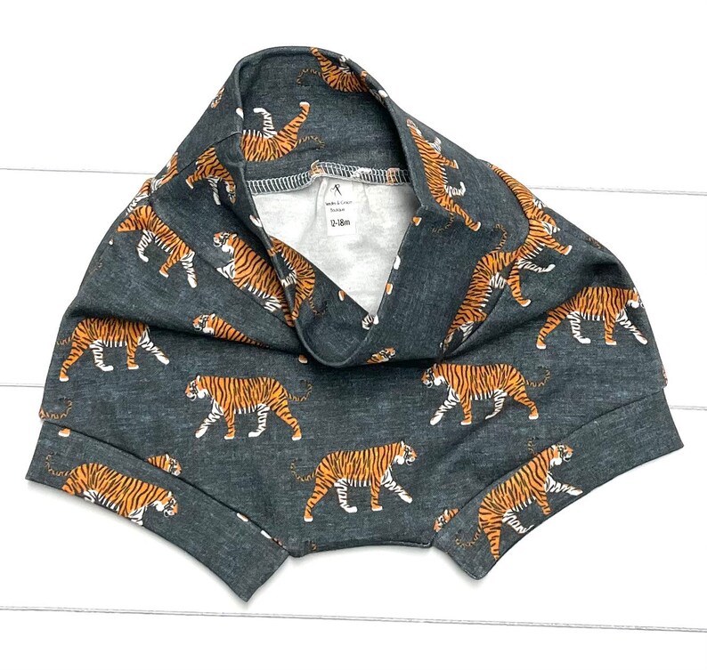 Tiger Baby Bummies Baby Boy Shorties Toddler Shorties Organic Etsy