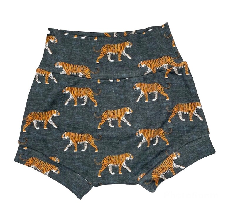 Tiger Baby Bummies Baby Boy Shorties Toddler Shorties Organic Etsy