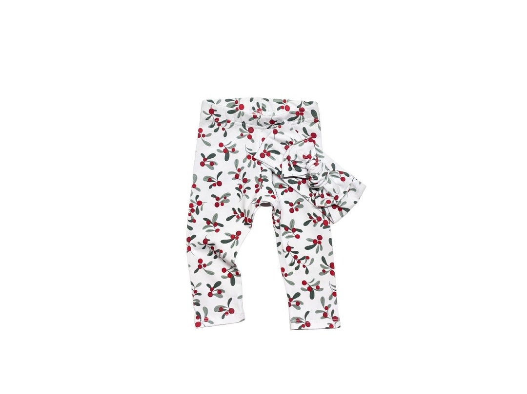 Baby Girl Christmas Leggings christmas Outift Girl Christmas Etsy