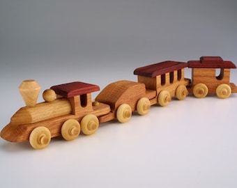 Personalized Wooden Toy Train, Waldorf Toys, Montessori Toys, Wooden Baby Toys, Baby Shower