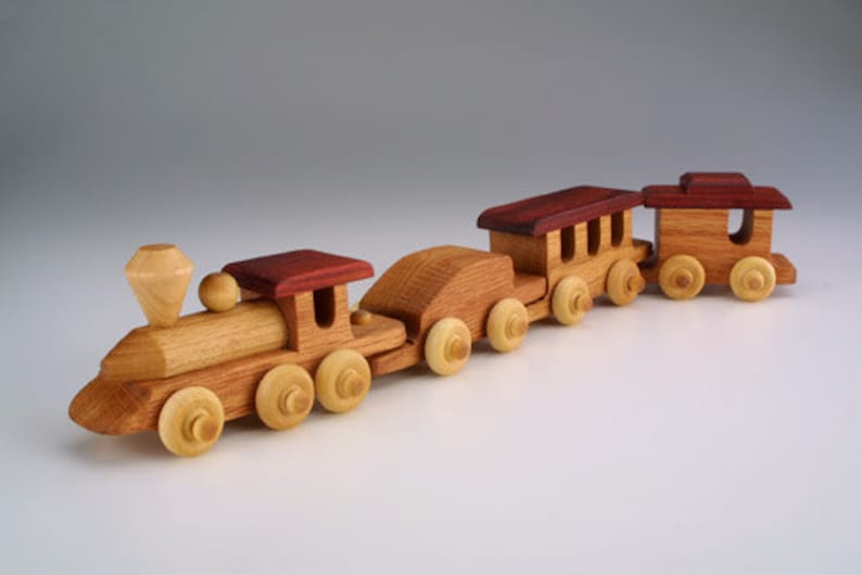 Personalized Wooden Toy Train, Waldorf Toys, Montessori Toys, Wooden Baby Toys, 1st Birthday No Personalization