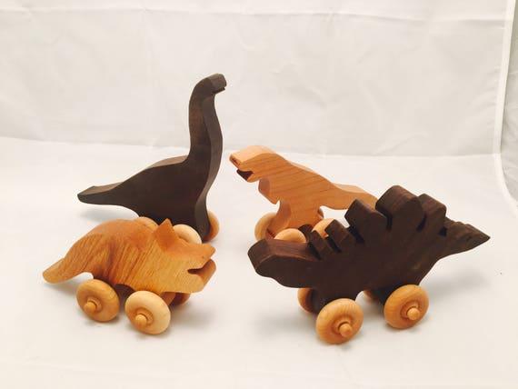 wooden dinosaur toys