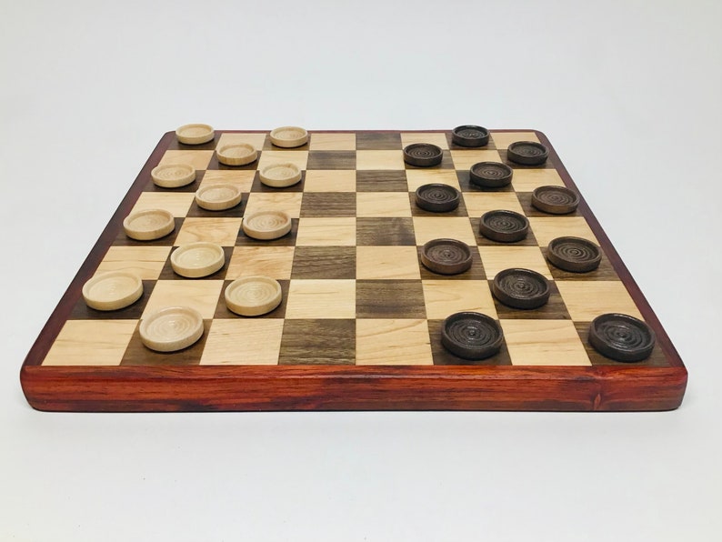 Handmade Wooden Chess Set, Wood Chess Board, Chess image 9