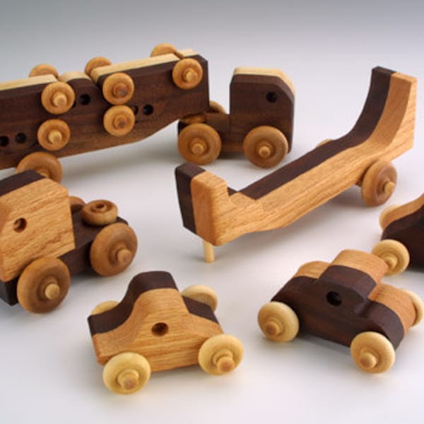 Wooden Toy Transporter, Waldorf Toys, Montessori Toys, Wooden Baby Toys, Easter Gift, Wood Toy Car Carrier