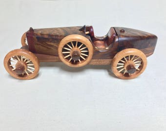 Racer, Handmade Wooden Toy Car, Christmas Gift, Farm House Decor