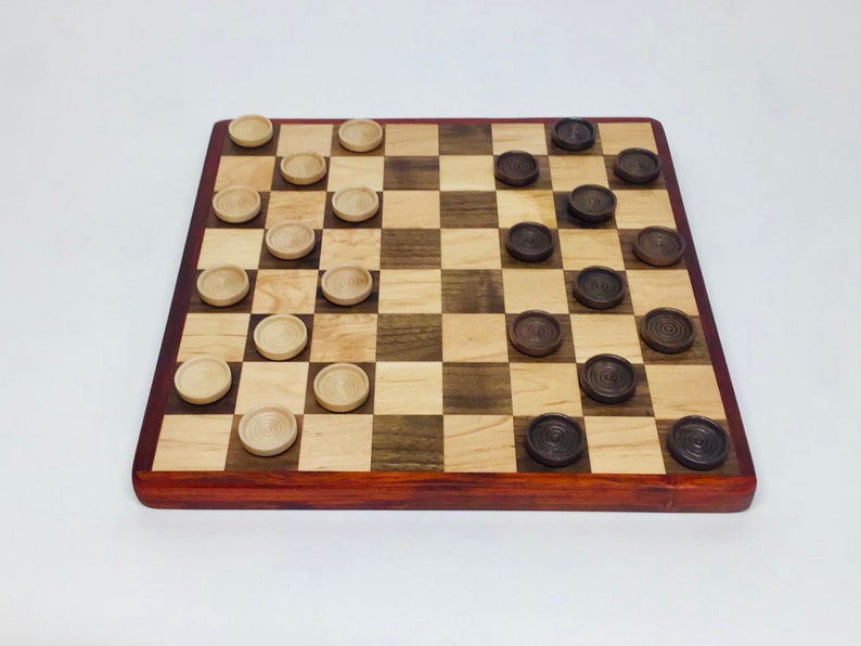 Handmade Wooden Chess Set, Wood Chess Board, Chess image 8