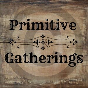 Pantry Label - Primitive Gatherings - Jar Candle Label -Old Crock Label - Rusty Can Label -Primitive Digital Art JPEG File Instant Download