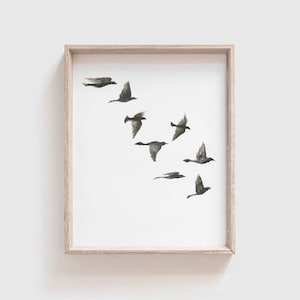 Black Birds No. 3 Art Print - Bird Painting - Watercolor Art - Home Decor Painting - Watercolor Painting - Crow - Raven - Starling - Geese