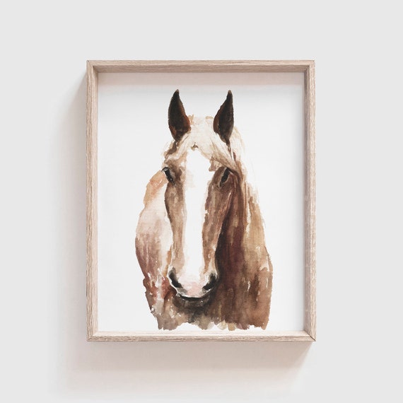 Horse Head Art Print Baby Animal Painting Horse Painting - Etsy Horse Head Art Print Baby Animal Painting Horse Painting - Etsy