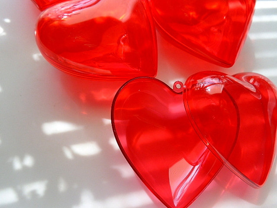 14 Heart Containers Storage Containers Favors Balms Empty Etsy