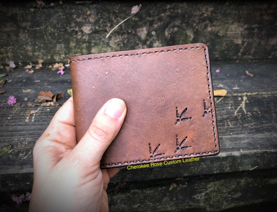 Men's Custom Order Bifold Leather Wallet