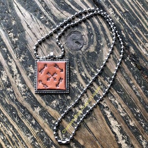 Tribal Arrow Leather Pendant Necklace: Western Cowgirl Jewelry