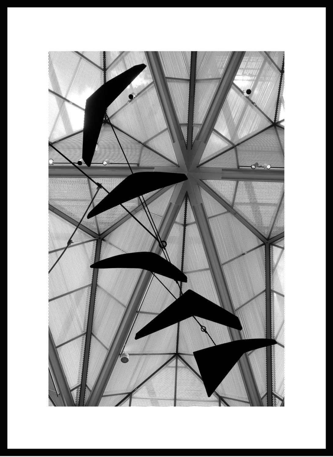 Calder Mobile National Gallery of Art Washington DC Black Etsy