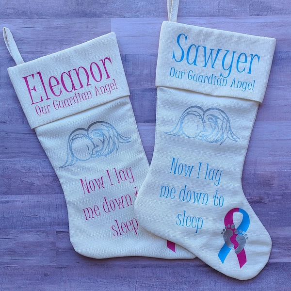 Angel Baby Christmas Stocking 