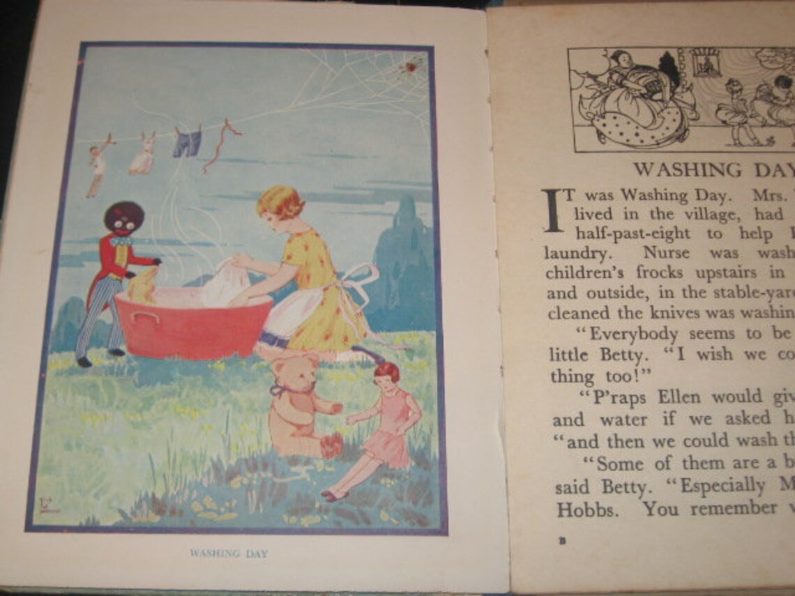 Vintage Dolly's Friends Story Book 1920's Children Book Hardback ...
