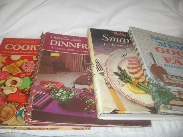 Novo livro de receitas bom e fácil de Betty Crocker vintage/Livro de receitas de comida inteligente de Betty Crocker/Livro de receitas de Betty Crocker/Jantares de Crocker
