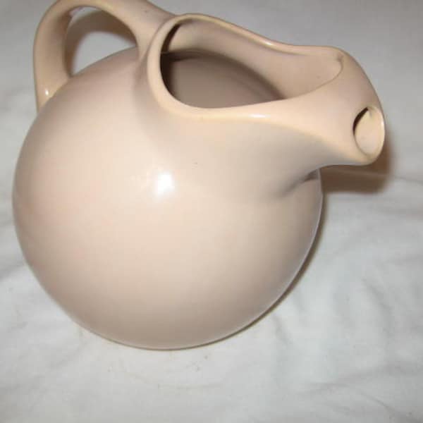 Vintage Hall Ball Pitcher Water Pitcher 1940's -1950's Made In U.S.A. kitchen Ware County Collectibles Hall Collectibles